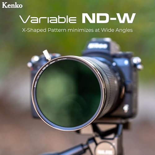 Filtre ND Variable 77mm Kenko ND2.5-ND128 sans motif en X grand angle