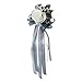 Baoblaze Encajes de Flores de Seda para Nupcias Adornos de Coches -...