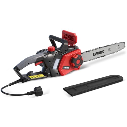 EWORK 16-Inch 15 Amp Electric Chainsaw