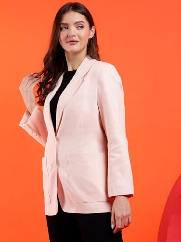 Image of KOTTY Womens Cotton Blend Standard Length Elegant Style Coat - Classic Style with Modern Detailing