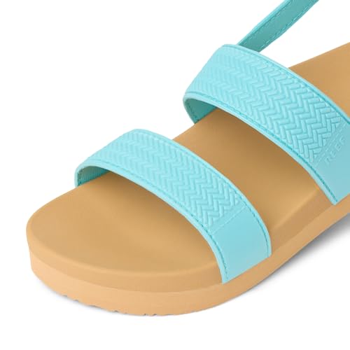 Image of REEF Girls Kids Water Vista Platform Sandal, Water Friendly, Adjustable Strap