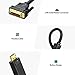 UGREEN DP to DVI Cable Male to Male DisplayPort to DVI-D 24+1 Adapter Video Cable Support 1080P Full HD with Gold-Plated for DisplayPort Enabled Desktops Laptops to Connect to DVI Screen 6FT