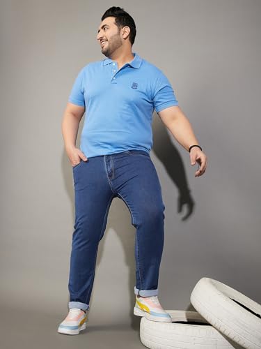 Image of Bigbanana Plus Size Men's Regular Fit Solid Jeans