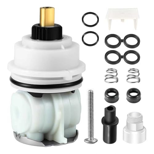 RILDWO RP32104 Shower Cartridge Replacement Compatible with Delta Monitor 1700/1800 Series (1998-2005) Dual-Function Pressure Balance Valve Repair Kit with Seats & Springs