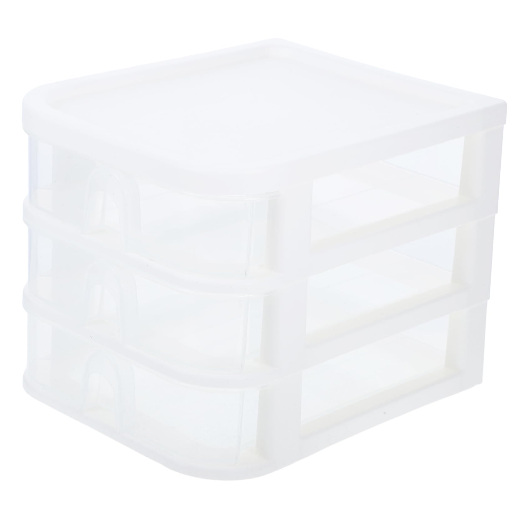 BCOATH Office Storage Box with Drawers Desktop Organizer for Stationery Usability Storage Smooth Glide Drawers for Home and Office Use