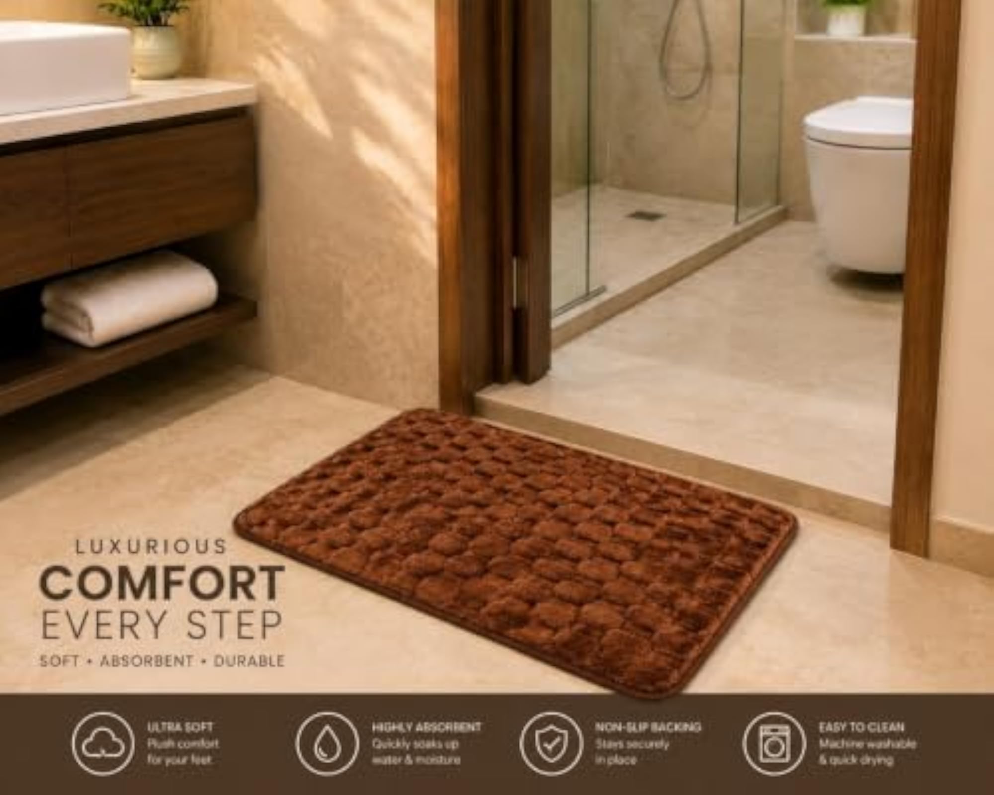 Soft Absorbent Microfiber Entrance Rug