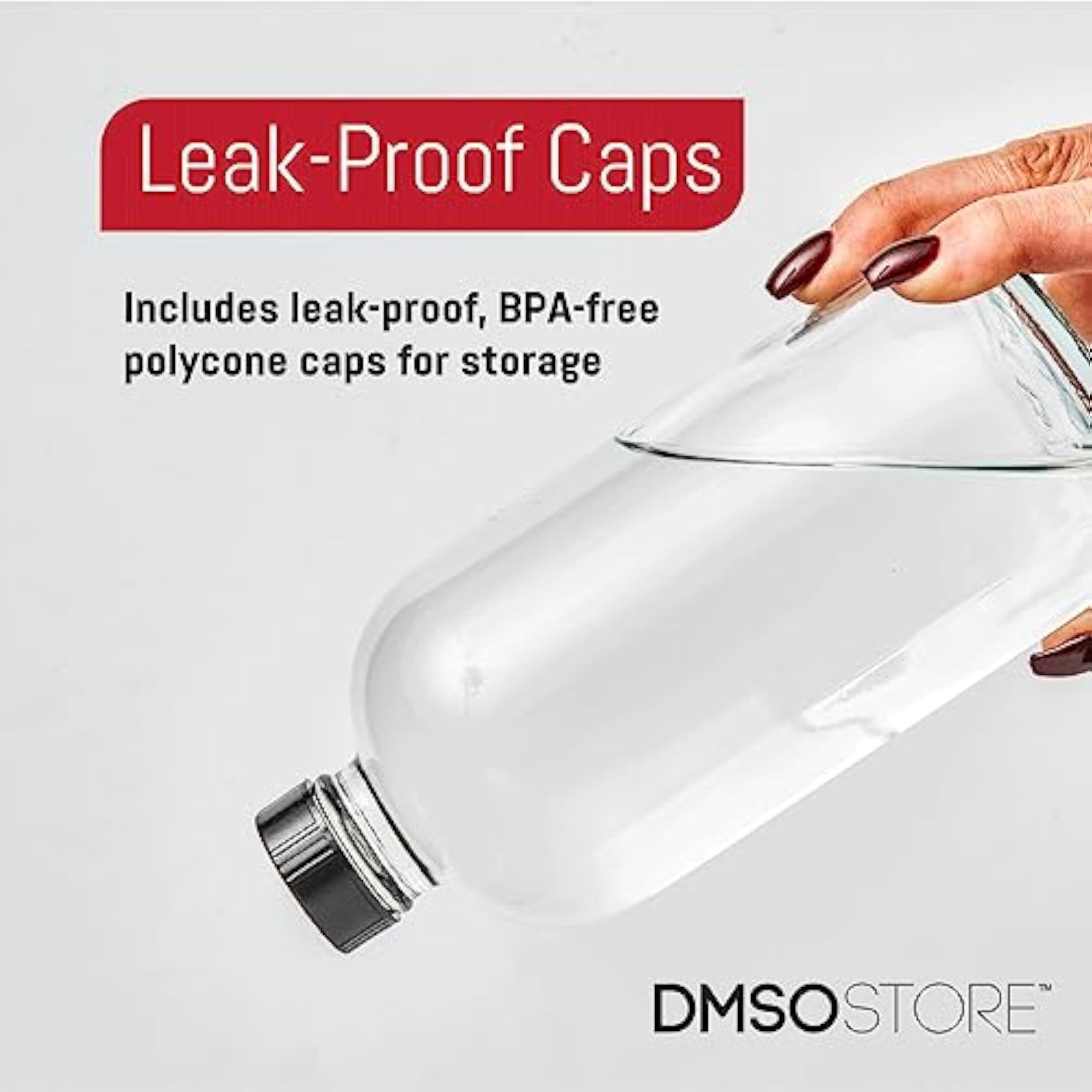 2 Glass Clear 16 oz. Spray Bottles with Adjustable Nozzle
