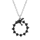 KREATIONS Los Siete Pecados Capitales Meliodas s Ira Colgante Anime Cosplay Accesorios Llavero-A, Collar