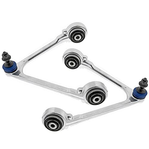Image of Detroit Axle - Front Upper Control Arms w /Ball Joints Inner Outer Tie Rods Replacement for 2003-2006 Lincoln LS Ford Thunderbird - 6pc Set