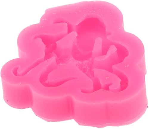 Miniatura 4 de Angel Wings Moldes de silicona con forma de pulpo, molde de resina epoxi brillante brillante para decoración de pasteles, rosa