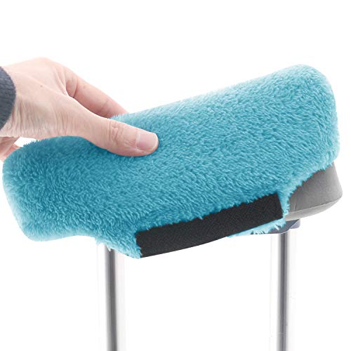 TOMMHANES AMISGUOER Crutch Pads Underarm Crutches Pads Crutch Hand Grip Covers Crutch Pads Washable OneSize (2 Armpit, 2 Hand Cushion) (CP09B) - Thumbnail 7
