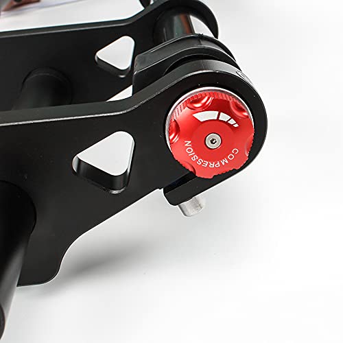 26Inch Bike Fat Air Fork Snow/Beach Bike Fork Double Shoulder Air Gas Suspension Magnesium & Aluminum Alloy Spread 135Mm Fit 4.0’’Fat Tire #TOP7