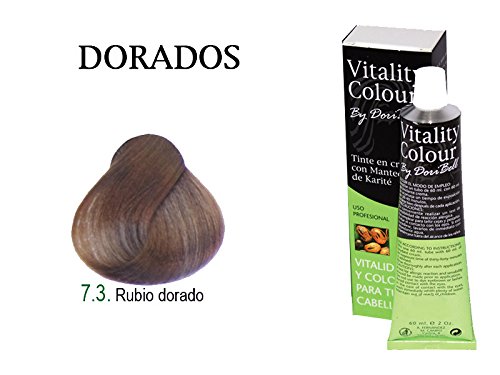 By DoriBell ® Tinte Vitality Colour Manteca de Karité 60ml. Tono Rubio Dorado