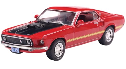 Ixo U43Rdc3006 1969 Mustang Mach 1-1:43 Scale Die-Cast Model Car - Calypso Coral