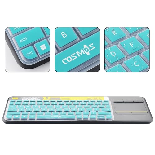 Protector de Teclado de Silicona Compatible Logitech K400 Plus miniatura 3