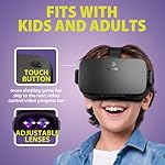 DESTEK V5 VR Headset for Phone, 110° FOV VR Goggles, Eyes Protected Anti-Blue HD Lenses Virtual Reality Headsets for iPhone 15/14/13/12/11, Samsung, Android - Black - Image 4