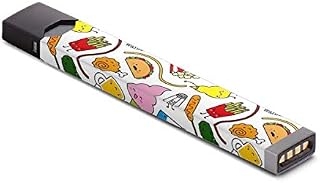 Accessories Sticker Kawaii Junk Food Pattern Skin Wrap Decal for JUUL (2 Pcs/Pack)