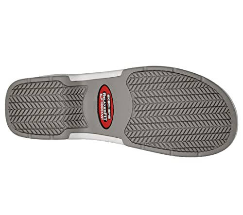 Skechers Skechers Women's Work Relaxed Fit Upswep SR Clog (White, US Footwear Size System, Adult, Women, Numeric, Medium, 9)