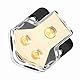 VOBOR 2-Wege Verteilerblock, Legierungskunststoff Power Distribution Block für Kfz Boot Audio Stereo Verstärker Stromverteilerblock, 1 X 1 GA-Eingang 2 X 4 GA Block Splitter