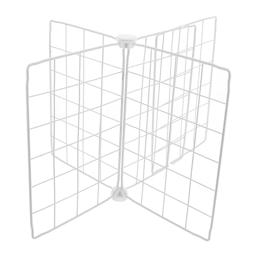 Hoement Divisor Metálico Ajustable para Congelador y Frigorífico Separador de Rejilla de Alambre Resistente para Organización y Protección de Alimentos Congeladores y Neveras