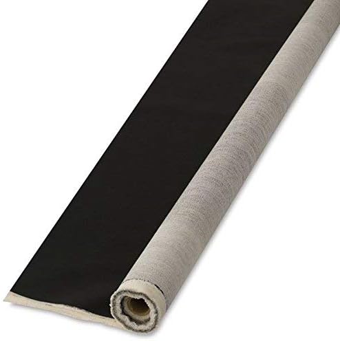 Eascan Art Painting Drawing and Sketch Accessories Primed Painting Black Canvas Roll (52 X 5Mtr)