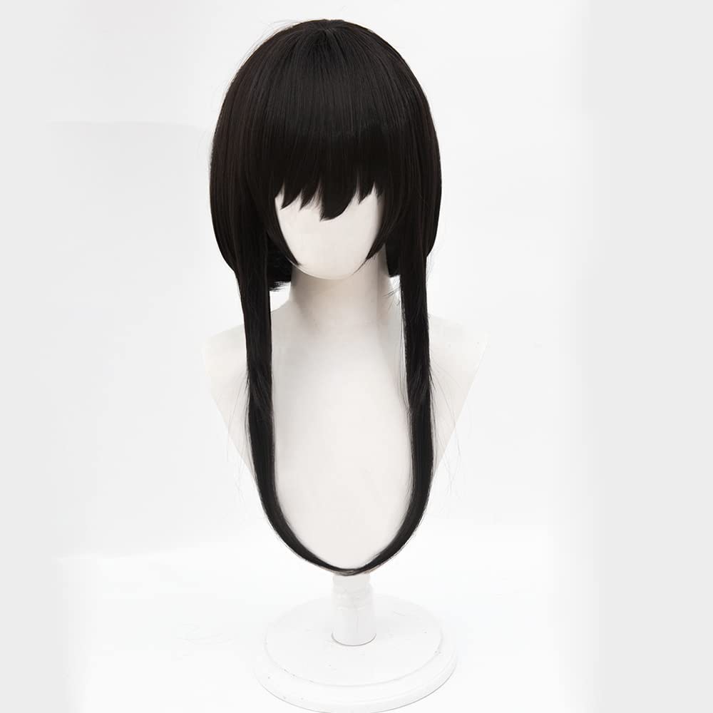 Anime Spy Thorn Princess Yor Forger Wig Black Straight Party Hair Halloween Cosplay Props Accessory