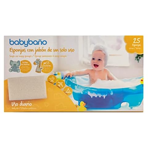 Babybaño Esponja Jabonosa Desechable para Bebés y Niños Cover