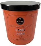 DW Home Halloween Collection Candy Corn Scented 1 Wick Candle