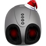 Breo Foot Massager with Heat, Deep Tissue Kneading, Shiatsu Massage Machine for Relax, Relieve Foot Pain, Plantar Fasciitis, Fits Feet Up to Men Size 12, Mother's Day Gift