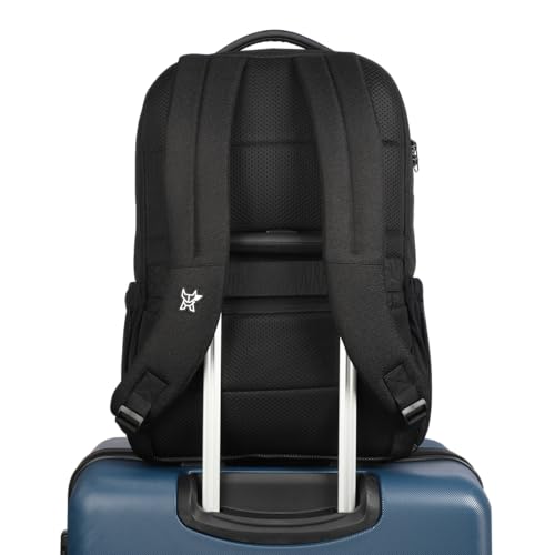 Image of Arctic Fox Atlas Laptop Backpack (Black)| 25 Ltr Capacity|Water Resistant | Multipurpose Backpack |Number Lock|Rain Cover| Trolley sleeve|15.6 Inches Unisex Laptop Bag