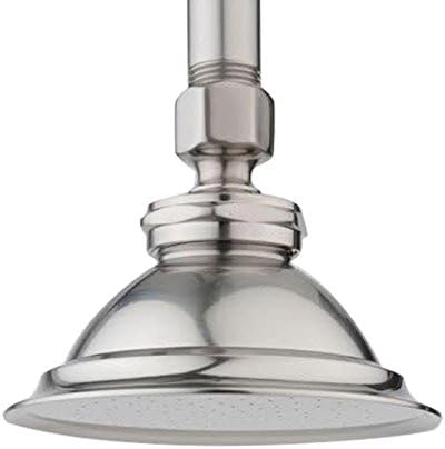 Jaclo S180-PN Heather Rainhead LB, Polished Nickel
