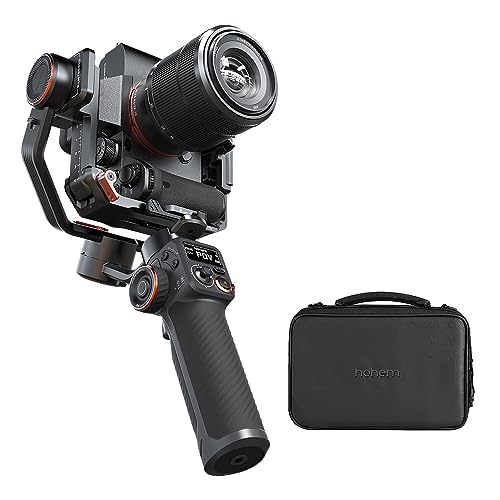 Image of hohem Isteady MT2 3-Axis Gimbal Stabilizer for Mirrorless, Pocket & Action Cameras, Smartphone & iPhone, Black