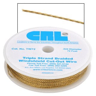 CRL Triple Strand Braided Windshield Cut-Out Wire