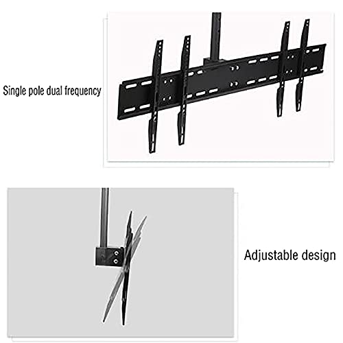 Support TV mural inclinable pour double écran 14-40 pouces et montage au plafond - 5