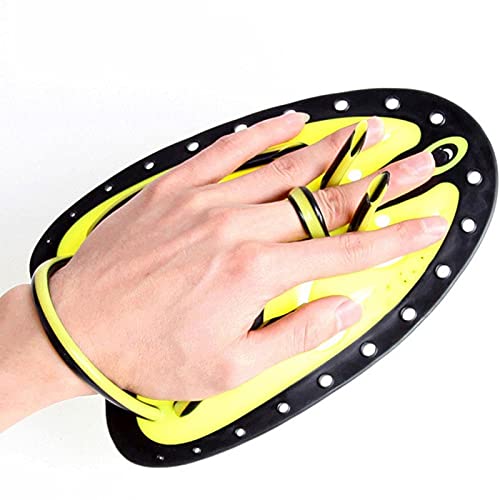 Flipper Gants de plongée réglables en silicone pour adulte avec palmes pour apprendre le train Équipement professionnel de natation pagaie doigt grenouille