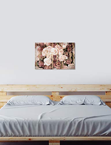 The Oliver Gal Artist Co. Shabby Chic Romance | Contemporary Premium Canvas Art Framed-Prints, 36X24 #TOP3