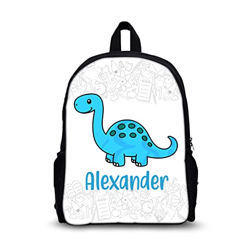 Presentimental Sac à dos enfant personnalisé avec lettres prénom Custom,cartable pour garçons filles sac à dos Kawaii sac à dos étanche pour adolescentes,Capacité 200g,cadeau de retour à l'école(6#) Cover