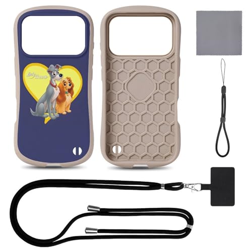 �yiPhone17�V���[�Y/iPhoneAir�ɑΉ��z����񕨌� �X�}�z�P�[�X �w��h�~ �ϏՌ� �S�ʕی� ���t���h�~ �X�g���b�v ��|�� �n���h�X�g���b�v �X�g���b�v�z���_�[ �l�C ���킢�� �L�����N�^�[