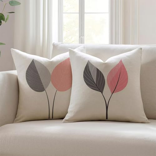 Housse de coussin 65x65cm usine lin imperméable coussin exterieur - 2