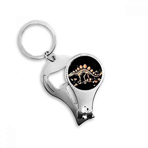Porte-clés avec décapsuleur dinosaure Stegosaurus cadeau original homme