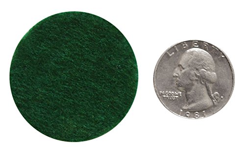 Image of Playfully Ever After Green, Dark Green, Light Green & White Craft Felt Circles (1.5 Inch - 95pc)