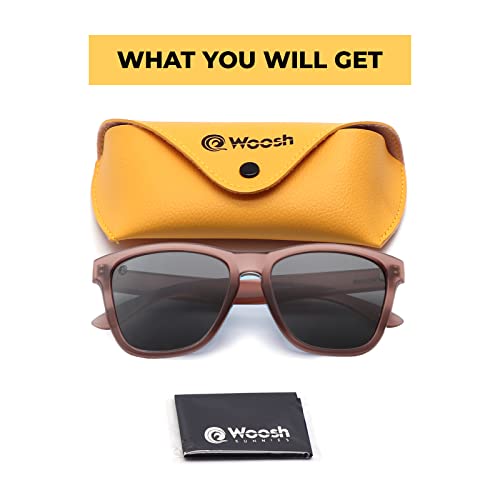 Image of Woosh Polarized Lightweight Sunglasses for Men and Women -Unisex Sunnies for Fishing Beach Running Sports and Outdoors