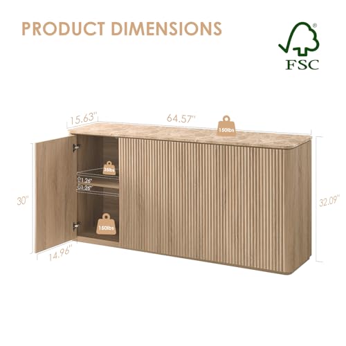 Luxury Glass Dining Cabinet Modern