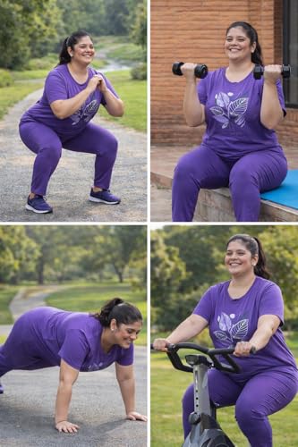 Image of In Love Women's Plus Size Longline T-Shirt with Side Pocket, 3 /4 Sleeve, Crew Neck