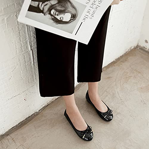 Julymens Women's Cute Bowknot Ballet Flats Comfortable Soft Sole Walking Shoes4