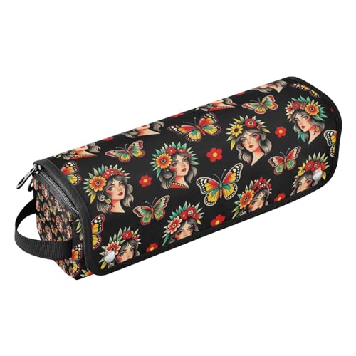 Bolsa de viaje para herramientas de cabello con tapete resistente al calor y soporte para planchas y rizadores miniatura 1