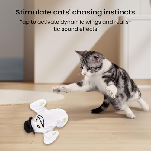 Jouet interactif pour chats : accessoire d'exercice électrique rechargeable - 8