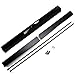 Midwest Hearth Adjustable Rod and Valance Kit for Fireplace Spark Screens (Newest Version)