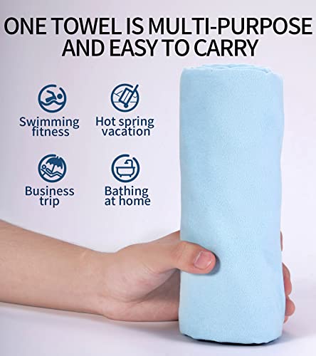 Microfiber Towel For Body, Microfiber Beach Towel, Backpacking Towel, Camping Towels Fast Drying Lightweight, Soft Compact Lightweight Quick Dry Fitness Hiking Yoga Camping Travel Towel #TOP1