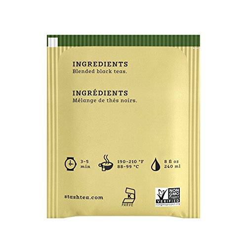 Stash Tea Super Irish Breakfast Black Tea, Box Of 100 Tea Bags (Packaging May Vary) #TOP2